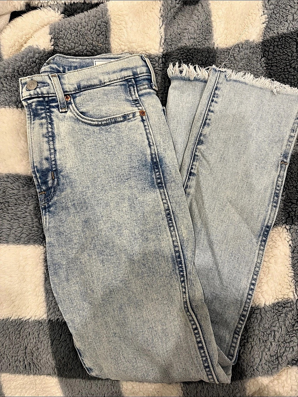 Gap Vintage Slim High Rise Jeans Denim Shorts Blue Waist 27 / 4